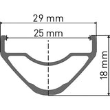 XR 391 Disc Felge - 29 Zoll - Schwarz