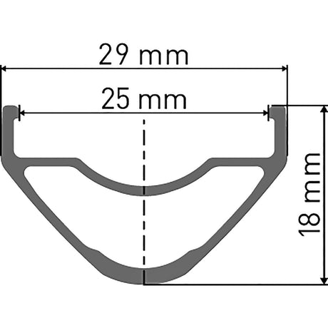 XR 391 Disc Felge - 29 Zoll - Schwarz