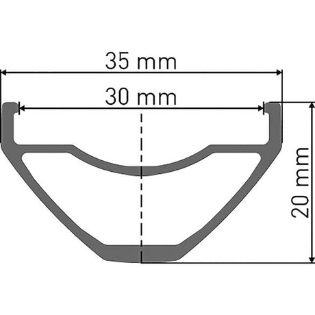 E 532 Disc Felge - 27,5 Zoll - schwarz