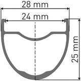 GR 531 Disc Felge - 28 Zoll - schwarz