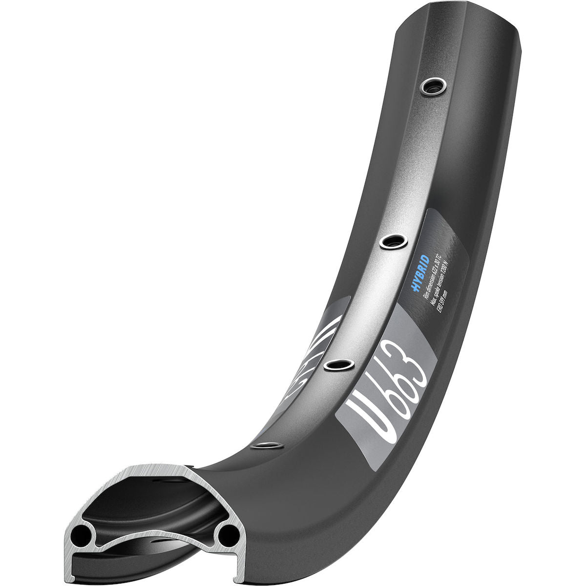 Hybrid U 663 Felge 28" - schwarz
