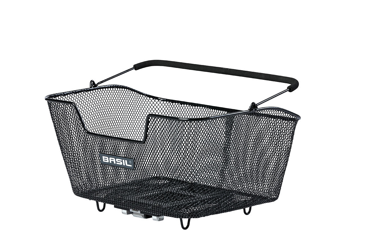 Luggage carrier basket BASE M MIK black