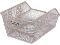 Luggage carrier basket CENTO Flower S - nude 