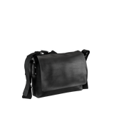 Barbican Cotton Canvas Shoulder Bag - total black