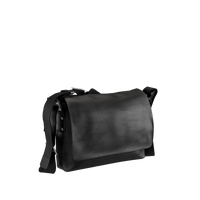 Barbican Cotton Canvas Shoulder Bag - total black