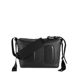 Barbican Cotton Canvas Shoulder Bag - total black