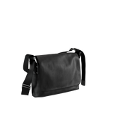 Paddington Cotton Canvas Shoulder Bag - total black