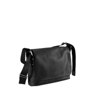 Paddington Cotton Canvas Shoulder Bag - total black