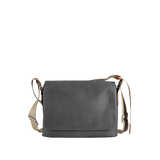 Paddington Cotton Canvas Shoulder Bag - grey
