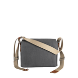 Paddington Cotton Canvas Shoulder Bag - grey