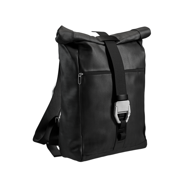 Islington Cotton Canvas Backpack - total black