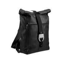 Islington Cotton Canvas Backpack - total black