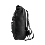 Islington Cotton Canvas Backpack - total black