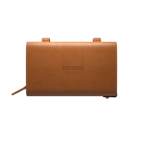 D-Shape Leather Saddle Bag - honey