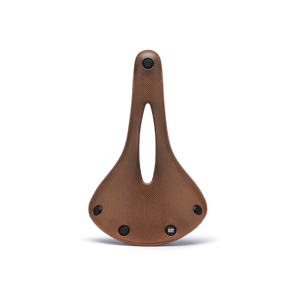 C17 Carved Cambium Sattel - orange
