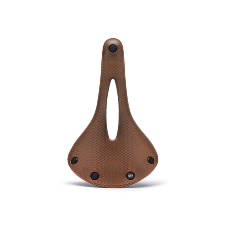 C17 Carved Cambium Sattel - orange