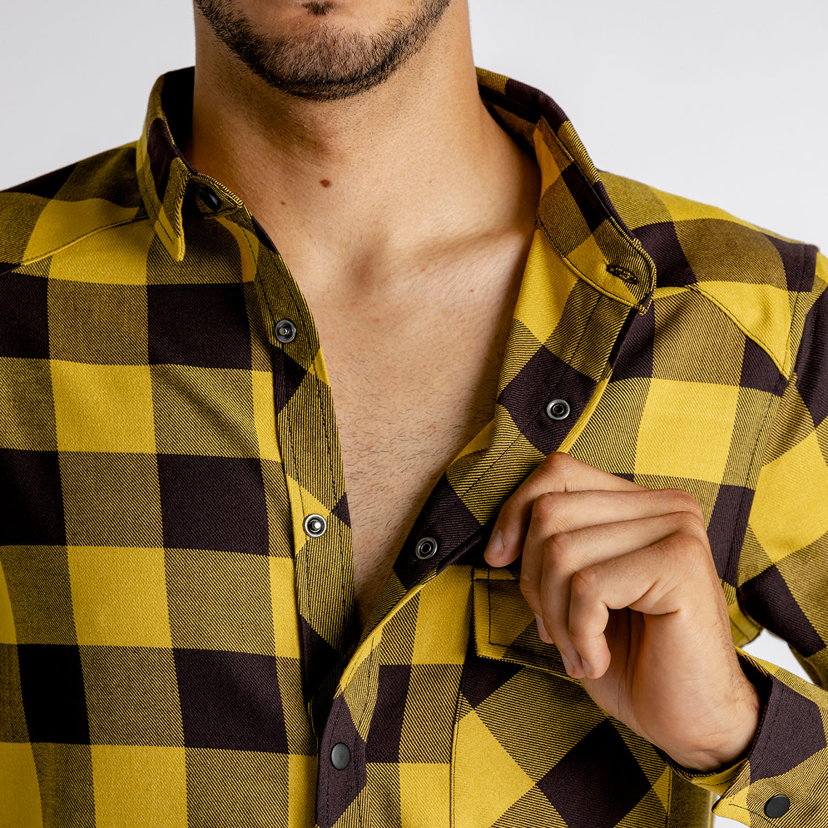 Carve Digger Shirt - Acacia / Black