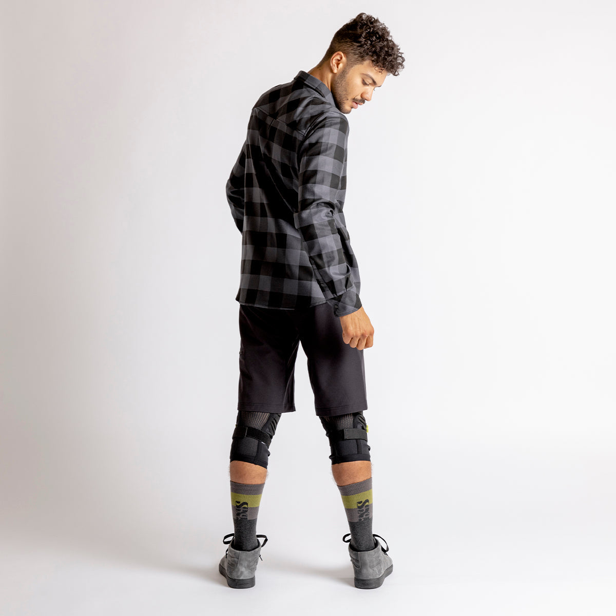 Carve Digger Shirt long-sleeved - Gray/Black 