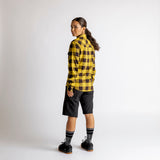 Carve Digger Womens Shirt - Acacia / Black