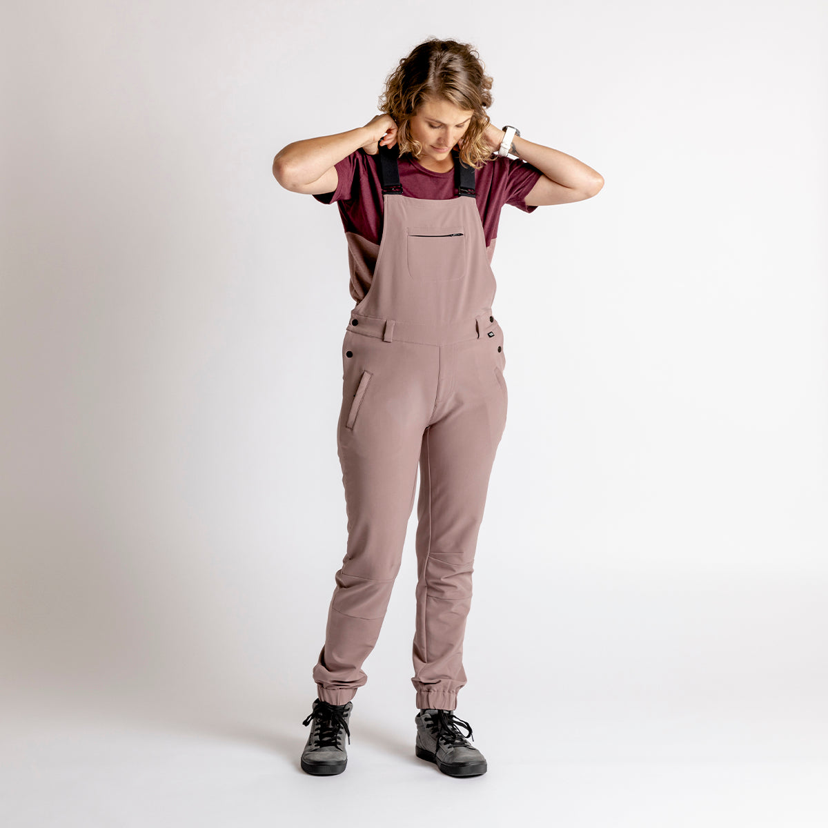 Women's Carve Latzhose - taupe