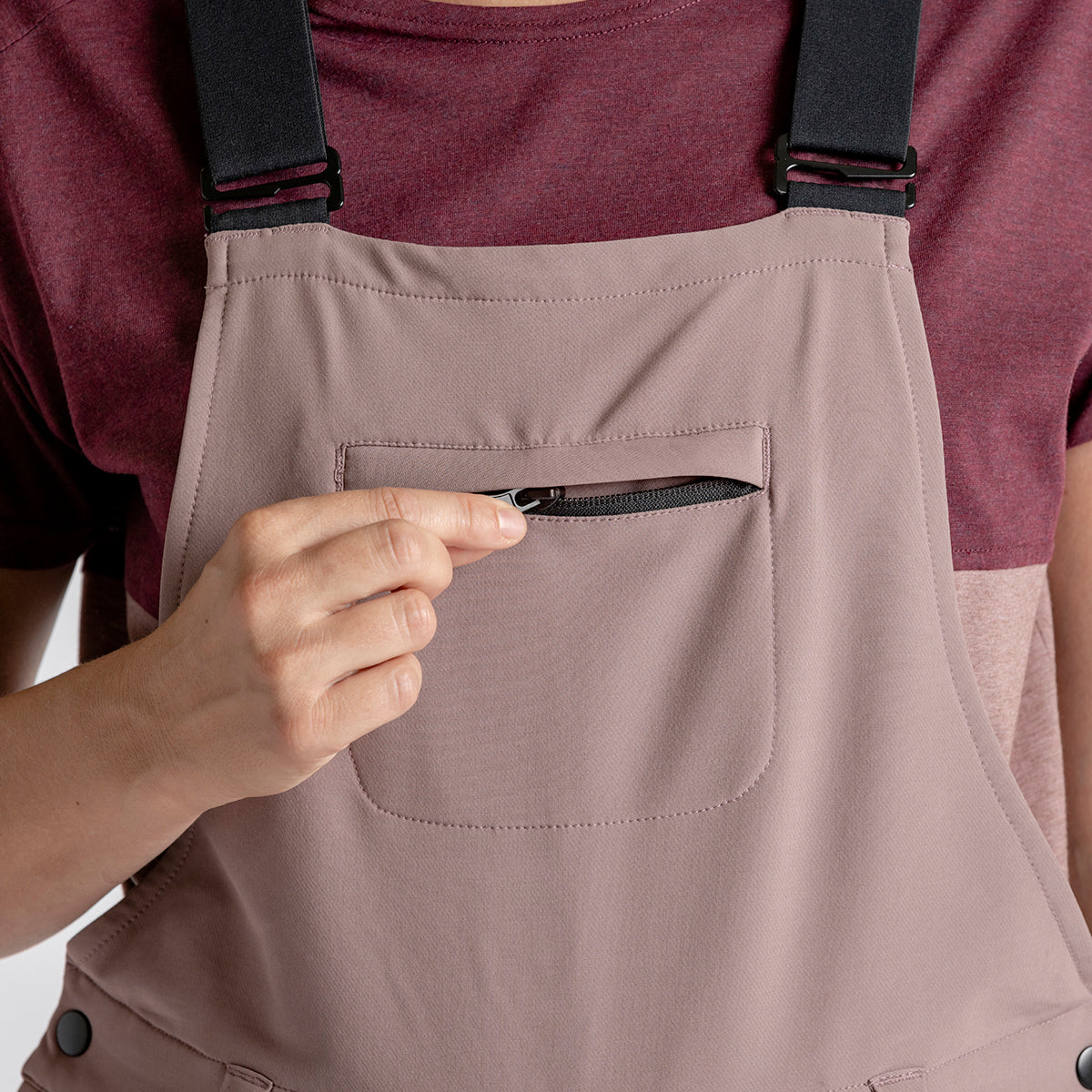 Women's Carve Latzhose - taupe