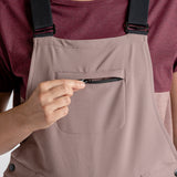Women's Carve Latzhose - taupe