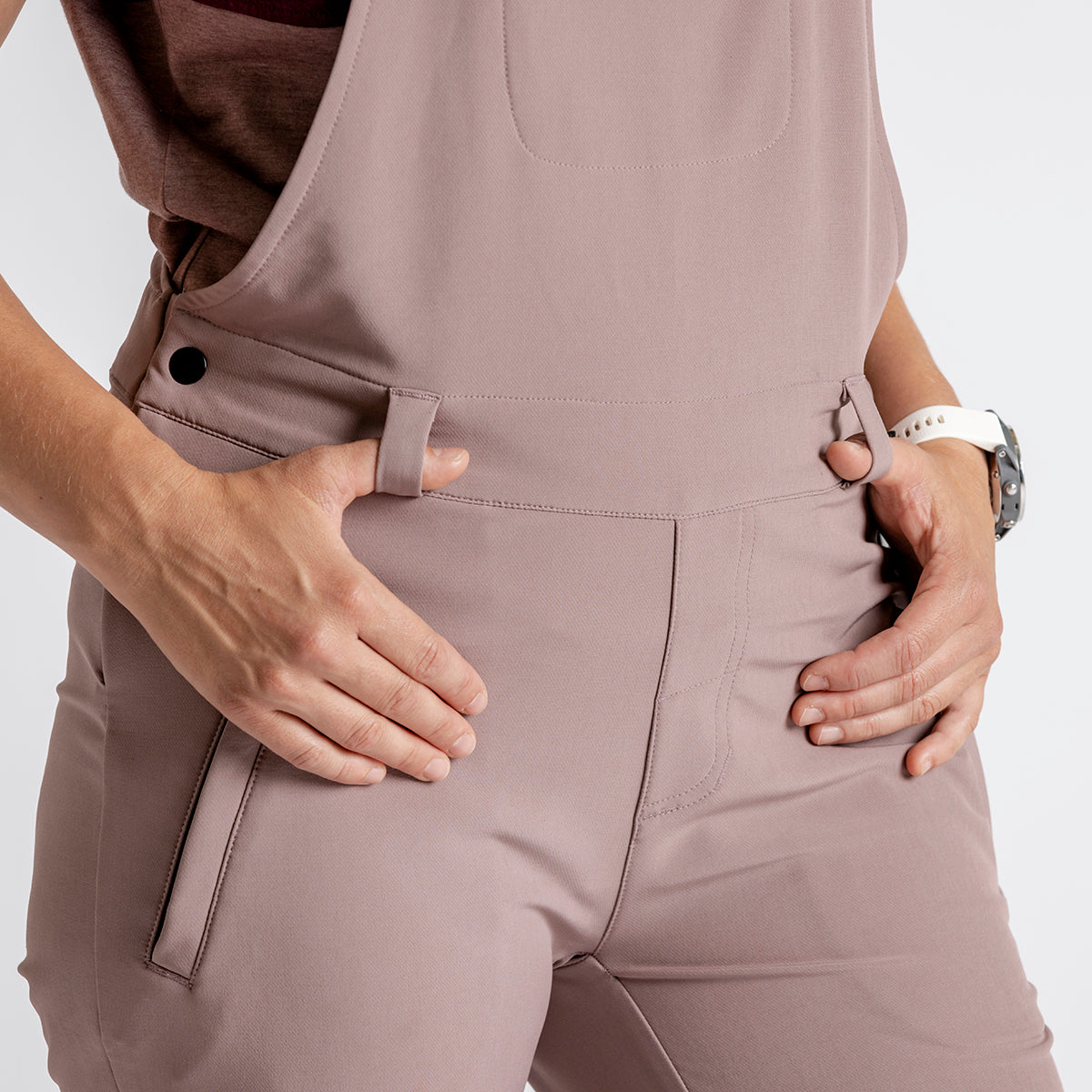 Women's Carve Latzhose - taupe