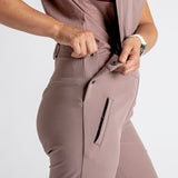 Women's Carve Latzhose - taupe
