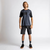 Flow X Maillot à manches courtes - Noir-Solid Black