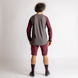 Flow XTG Manches Longues Henley - Graphite/Raisin