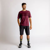 Flow Censored Tech Tee - Raisin