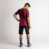 Flow Censored Tech Tee - Raisin