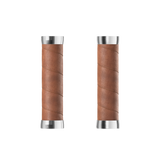 Slender Leather Grips 130/130 - dark tan