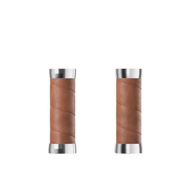 Slender Leather Grips - kurz/kurz - dark tan