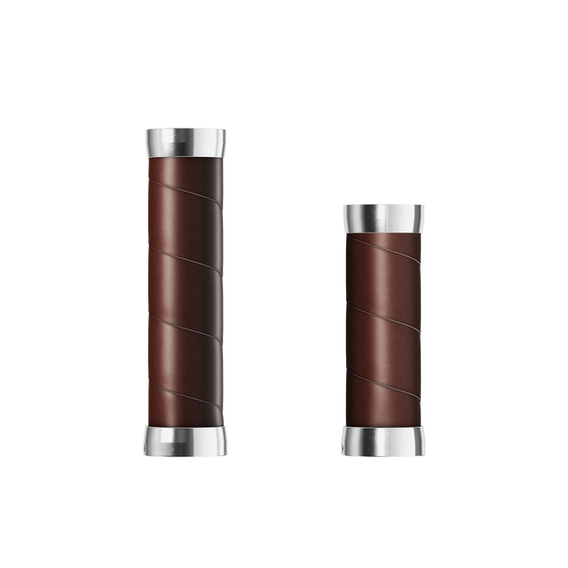 Slender Leather Grips - lang/kurz - brown