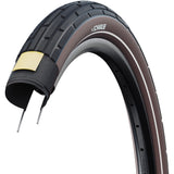Fat Frank, Active Line, 28" Drahtreifen - schwarz/coffee/reflex
