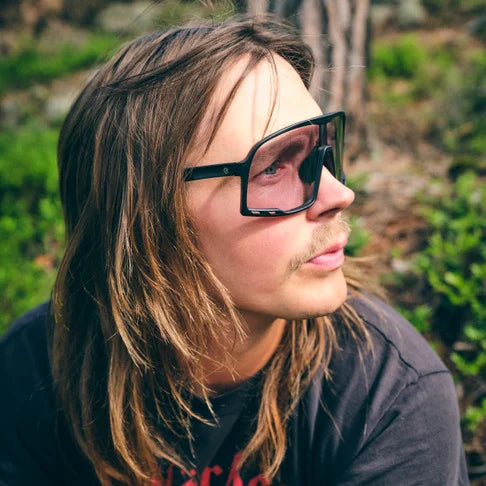 Henrik Photochromic, Transparent Mirror - Matte Black