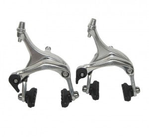 Performance racing bike brake set silver - Main Image