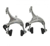 Performance racing bike brake set - silver 