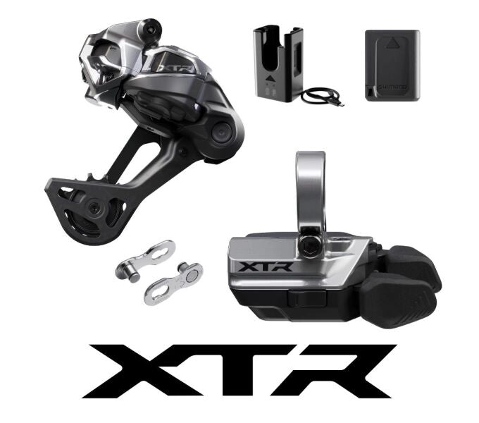 XTR Di2 M9250 Schaltungs Upgrade Kit, Schaltgriff Schelle, Käfiglänge lang - 12-fach