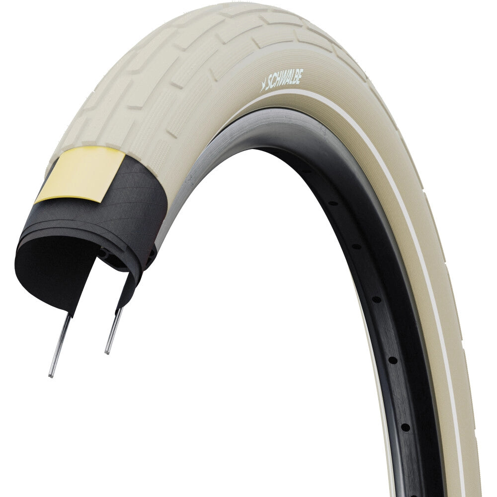 Fat Frank, Active Line, 26" Drahtreifen - creme/reflex