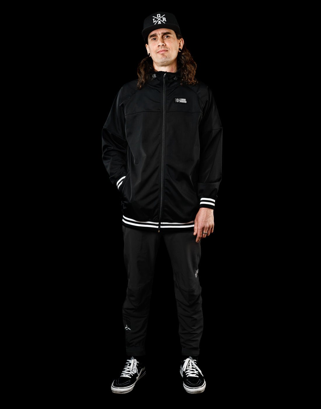 Fleece Jacke - Schwarz