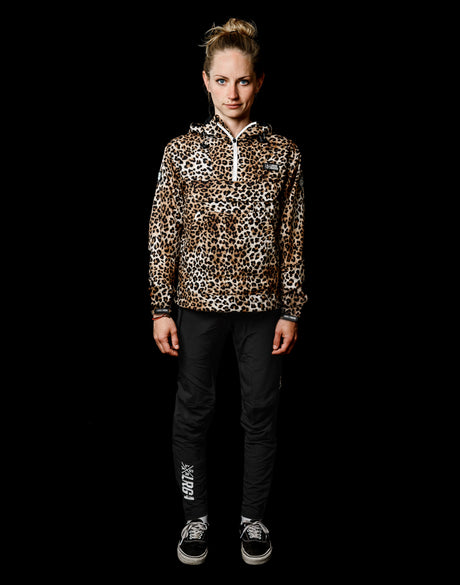 Windbreaker Damen Anorak Leopard