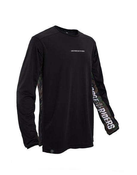 Tech Men Jersey Longsleeve - Stealth Camo