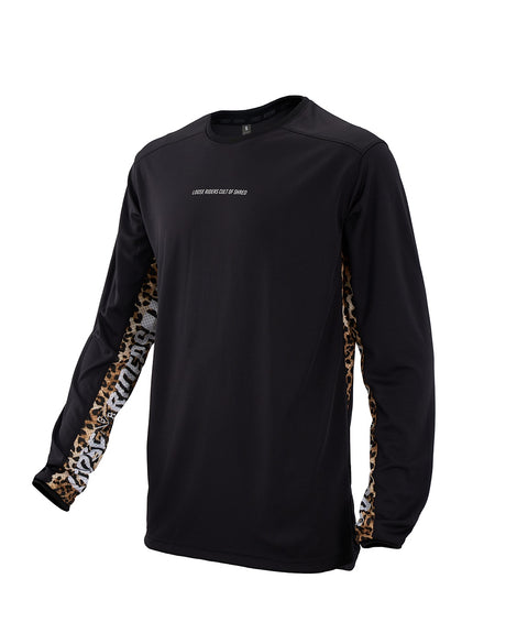 Tech Men Jersey Longsleeve - Stealth Leopard