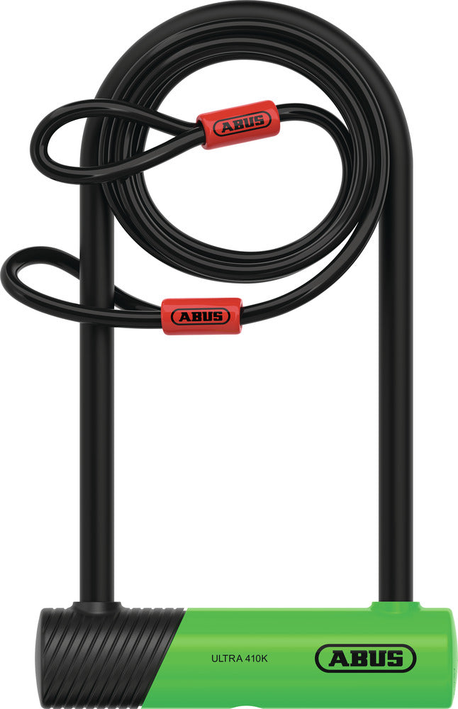 Abus Fahrradschloss 410K/170HB230 SH Ultra + Cobra 10/120