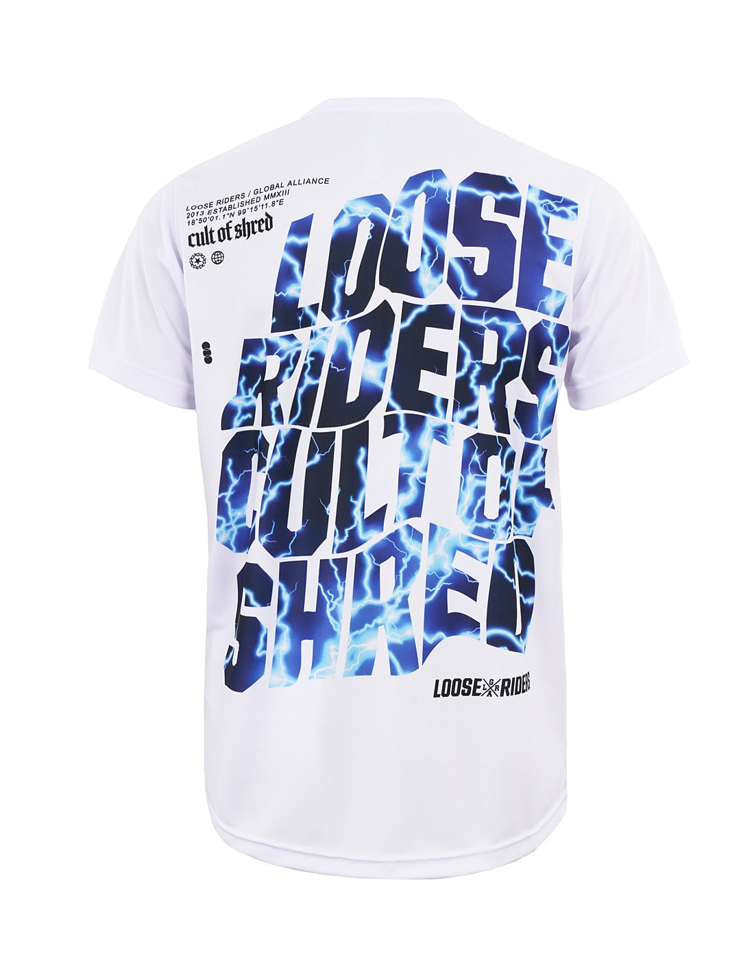 Tech Men Jersey Shortsleeve - Warped Electric-S