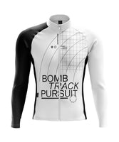 Maglia a maniche lunghe Grids and Guides - bianco