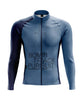 Maglia a maniche lunghe Grids and Guides - blu