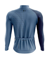 Maglia a maniche lunghe Grids and Guides - blu